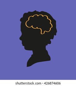 profile of a child with brain