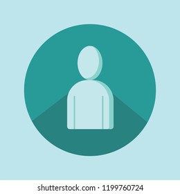 Profile contact flat icon