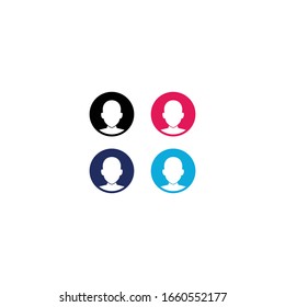 Profile design Icon, Vector template