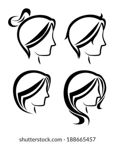 Profile design over white background, vector illustration