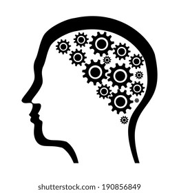 Profile design over white background, vector illustration