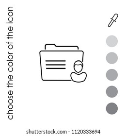 Profile Folder icon web .
