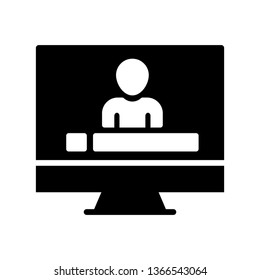 profile glyph icon