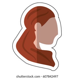profile head bride woman image