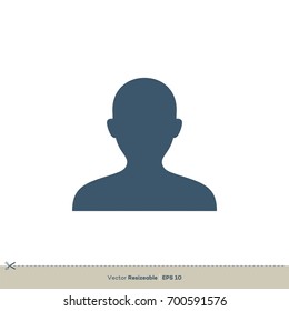 Profile Human Figure Icon Vector Logo Template Illustration Design. Vector EPS 10.