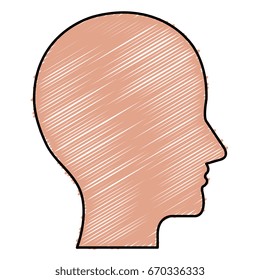 profile human isolated icon