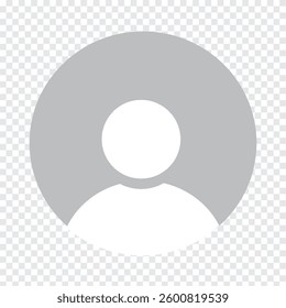 Profile icon account user Vector. Perfect for app and web interfaces, infographics, presentations, marketing, etc. Social Media use symbol. 