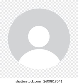 Profile icon account user Vector. Perfect for app and web interfaces, infographics, presentations, marketing, etc. Social Media use symbol. 