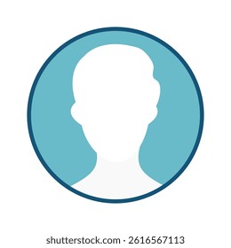 Profile icon Avatar profile picture icon . User Icon Flat Isolated on White Background. User Symbol. Contact icon for ui button application. user interface