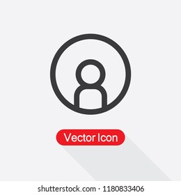 Profile Icon, Avatar Symbol Vector Illustration Eps10