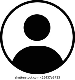 Profile icon. Avatar or user symbol Avatar account icon vector. Default social media profile photo symbol. Vector user icon
