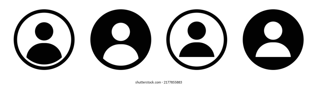 Profile Icon. Avatar Icon. User Icon, Vector Illustration