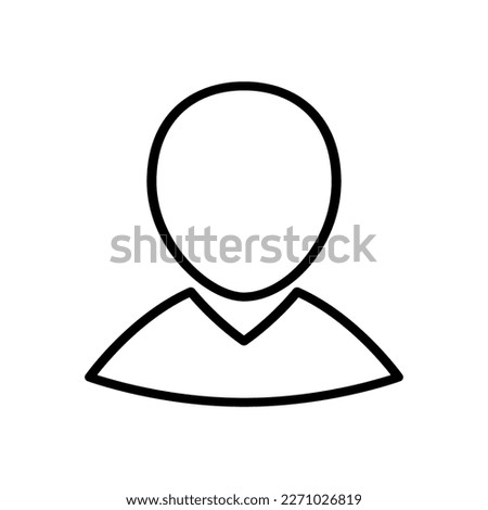 profile icon black and white