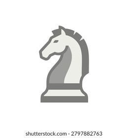 Profile icon of a chess knight game piece