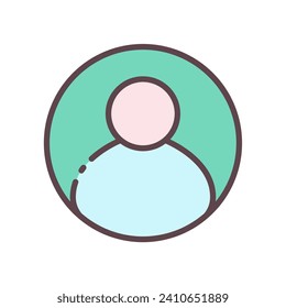 profile icon design vector template
