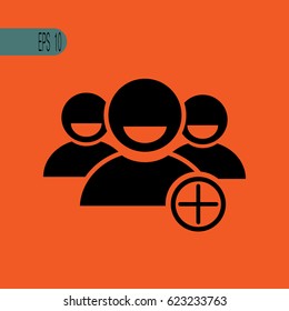 Profile icon, group profile icon - vector illustration