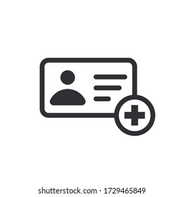 Profile Icon. Id Card. Personal Document. Identification Card Icon. Medical Card. Medical Record. Doctor Id. Medical Personnel. Add Profile. Medical Insurance. Health Document. Survey. 