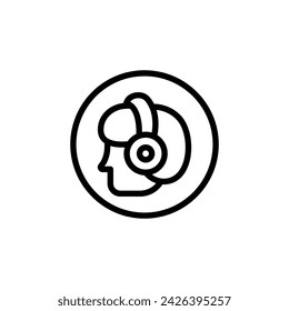 icono de perfil o diseño de logotipo símbolo aislado ilustración vectorial - icono de vector de estilo de línea de alta calidad adecuado para diseñadores, desarrolladores web, pantallas y sitios web