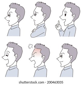 Profile icon of male