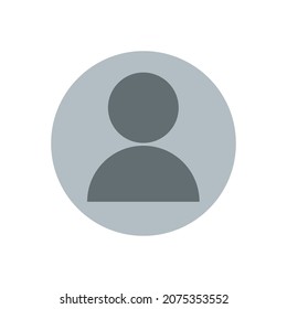 profile icon on white background