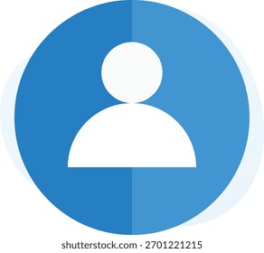 Ícone de perfil no plano de fundo branco 2