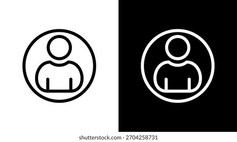 Perfil con diseño de conjunto de iconos