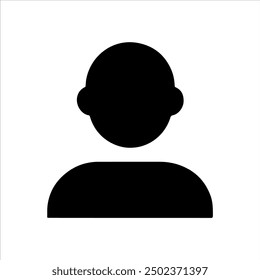 Profile icon silhouette vector illustration design on white background.
