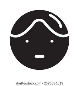 Children’s profile icon with a simple and friendly design. Ideal for kids’ accounts, education, parenting, and family-related themes.