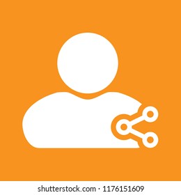 Profile icon, stock vector illustration, EPS10.