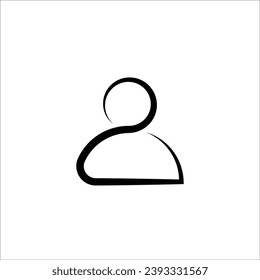 Profile icon stock vector illustration