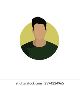 Profile icon stock vector illustration