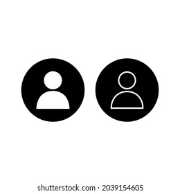 profile icon, user icon, people icon vector symbol