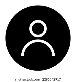 Profilsymbol. Benutzerzeichen. Vektorgrafik.