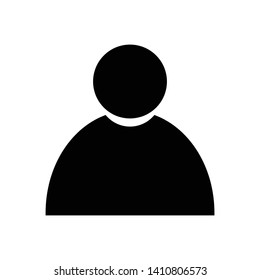 Profile icon vector design template