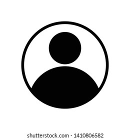 Profile icon vector design template