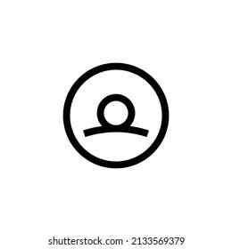 plantillas de diseño de vectores de iconos de perfil 