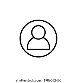 profile icon, vector eps 10