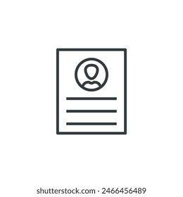 Profile icon, Profile vector illustration