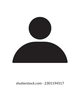 diseño de logotipo de ilustración de vector de icono de perfil