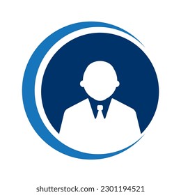 profile icon vector illustration logo design
