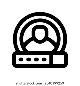 Icono de la línea del Vector para su Sitio web, móvil, presentación y diseño del logotipo.