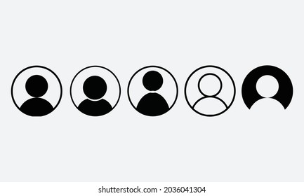 Profile icon profile vector person 