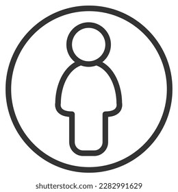símbolo de símbolo de símbolo de símbolo del vector del perfil ilustración gráfica, personas de negocios