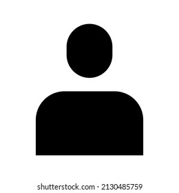 Ilustración de diseño del símbolo del vector de iconos de perfil