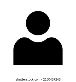 Ilustración de diseño del símbolo del vector de iconos de perfil