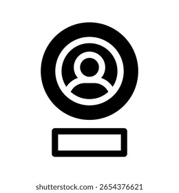 Profilsymbol, Vektorsymbol, Entwurfsgrafik