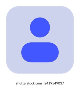 Icono de perfil para web, app, uiux, infografía, etc