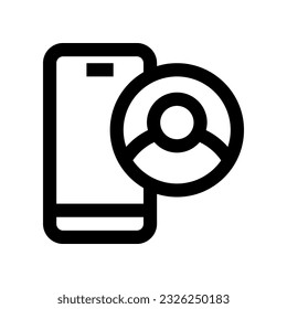 icono de perfil para tu sitio web, móvil, presentación y diseño de logotipo.