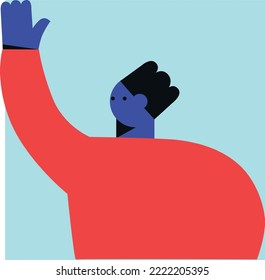 Profile icons man. People avatars. Icons for games, online communities, web forums. Vector illustration in flat cartoon style