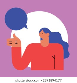 Profile icons woman. People avatars. Icons for games, online communities, web forums. Vector illustration in flat cartoon style	
